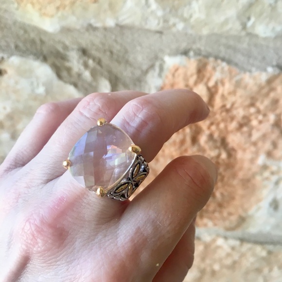 Morganite and Silver Sahara Ring - Picture 8 of 8